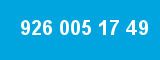 926 005 17 49